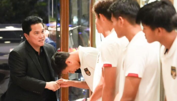 Erick Thohir Motivasi Dan Beri Pesan Pemain Timnas U-17