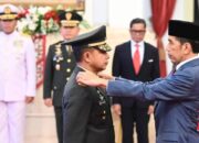Presiden Jokowi Lantik Agus Subiyanto sebagai KSAD di Istana Negara