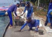 Tanggul Kubus Masif Yang Rusak Dan Roboh Diperbaiki