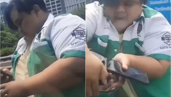 Viral Usai Serempetan Pemobil Rusak Mobil Lain di Jalan Gatot Subroto