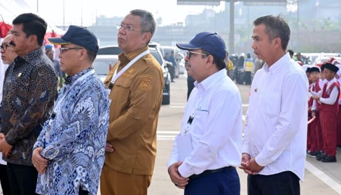 Benyamin Davnie Hadiri Peresmian Ruas Tol Pamulang-Cinere-Raya Bogor Oleh Presiden Jokowi
