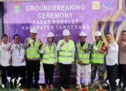 Pj Bupati Andi Ony Lakukan Ground Breaking Pembangunan Pasar Korelet