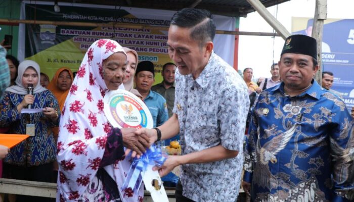 Sempat Tidur Di Atas Air, Terima Bantuan RTLH Baznas kota Palembang Masnon Kini Bahagia