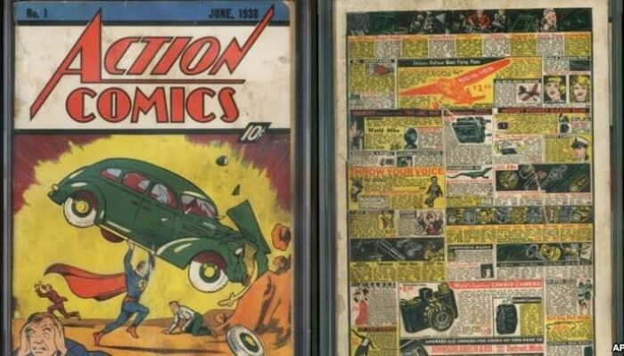 Komik Langka dengan Figur Superman Pertama Terjual dengan Harga Fantastis Rp98,6 Miliar