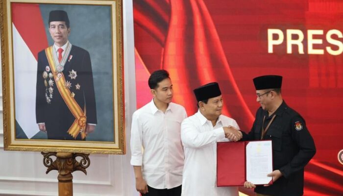 Prabowo-Gibran Resmi Ditetapkan KPU Sebagai Presiden dan Wakil Presiden Terpilih 2024-2029