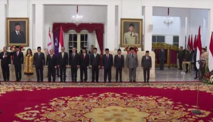 Pelantikan Mohamad Tonny Harjono sebagai KSAU oleh Presiden Jokowi