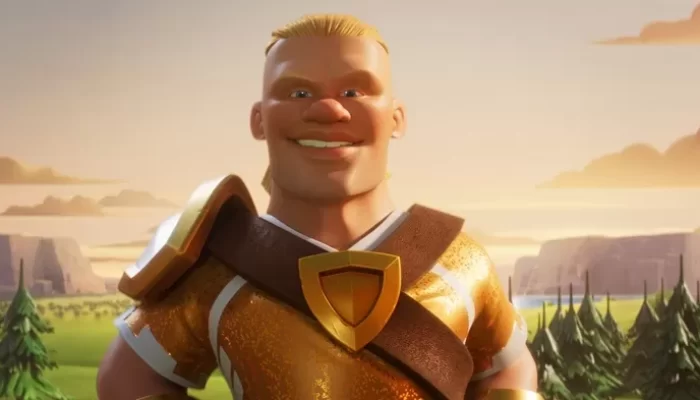 Erling Haaland Resmi Bergabung dengan Clash of Clans sebagai Barbarian King!