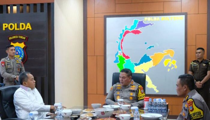 Pertemuan Kapolda dan Kajati Sulteng Bahas Penegakan Hukum