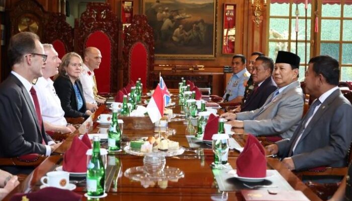 Prabowo dan Panglima AB Inggris Bahas Kerja Sama Pertahanan