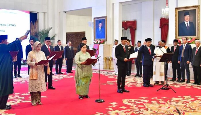 Presiden Jokowi Saksikan Pengucapan Sumpah Anggota LPSK 2024-2029: Komitmen Perlindungan Hukum