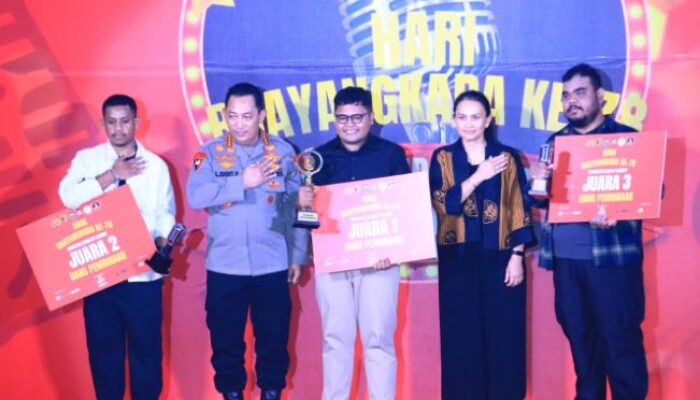 Polri Gelar StandUp Comedy HUT Bhayangkara ke-78