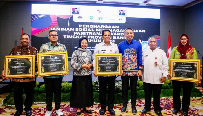 Tangsel Raih Juara Dua Paritrana Award 2023