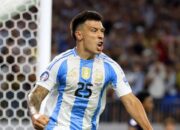 Cara Lisandro Martinez Cetak Gol Pertama untuk Argentina di Copa America 2024