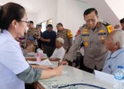 HUT ke-74 Polairud: Pengobatan Gratis dan Bantuan Sembako untuk Warga Tanjung Palas
