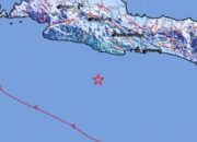 Gempa Hari Ini, Magnitudo 5.2 Guncang Laut Barat Daya Pangandaran