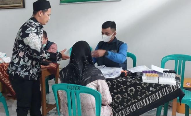 Puskesmas Pasir Jaya Lakukan MCU untuk Calon Jamaah Haji KBIHU Shohibul Barokah