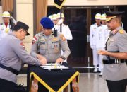 Kapolri Pimpin Sertijab dan Kenaikan Pangkat 6 Pati Polri, Lantik Kapolda Baru