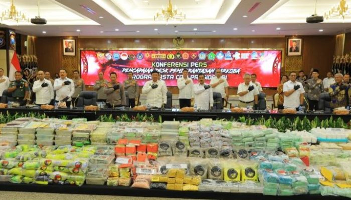 Polri Ungkap 3.608 Kasus Narkoba, Amankan Barang Bukti Rp 2,88 Triliun