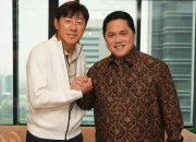 Erick Thohir Bantah Rumor Pemberhentian Shin Tae-yong Akibat Tekanan Mafia Bola