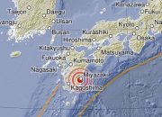 Gempa 6,9 M Guncang Jepang, Peringatan Tsunami Dikeluarkan di Miyazaki
