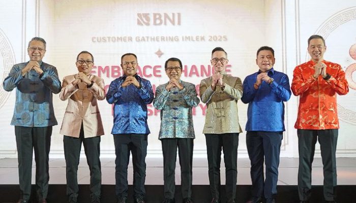 Embrace Change for Boundless Prosperity, BNI Tutup Customer Gathering Imlek 2025