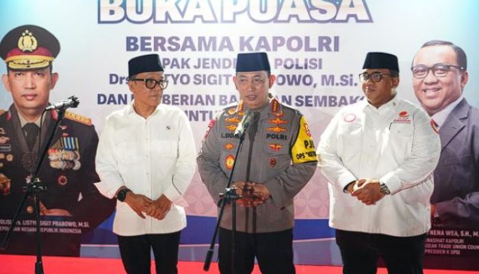 Buka Puasa Bersama Elemen Buruh, Kapolri Jenderal Sigit Sampaikan Kabar Rencana Penciptaan Lapangan Kerja Baru