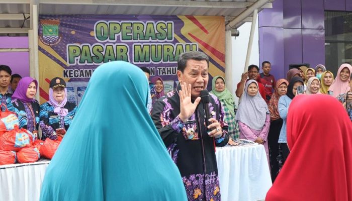 Bupati Tangerang, Moch. Maesyal Rasyid Luncurkan Layanan Drive Thru Bazar dan Program Sembako Murah di Kecamatan Panongan