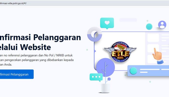 Cara Konfirmasi Pelanggaran ETLE untuk Pemilik Kendaraan