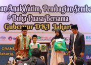 Iin Mutmainnah Dampingi Pramono Anung Berikan Santunan Anak Yatim dan Duafa