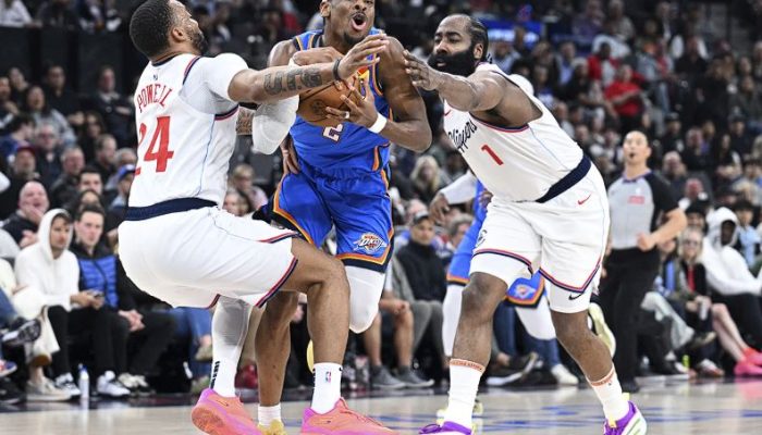 Oklahoma City Thunder Perpanjang Kemenangan Beruntun, Kalahkan Los Angeles Clippers 103-101