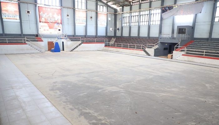 Renovasi Lapangan Basket GOR Tangerang Berstandar Internasional
