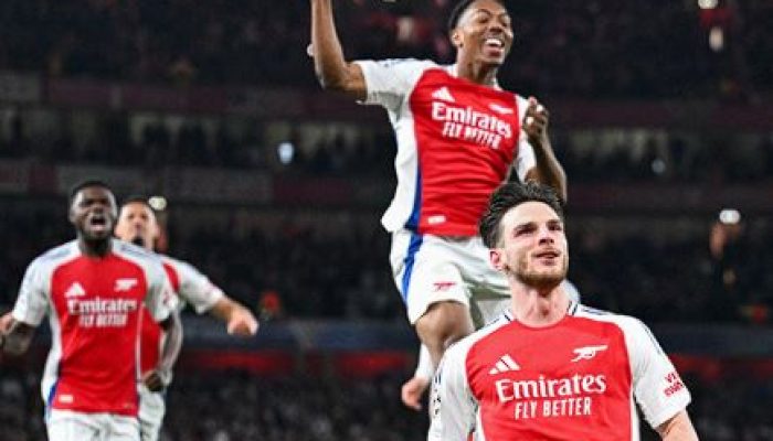 Hasil Liga Champions: Declan Rice Bawa Arsenal Kalahkan Real Madrid 3-0 di Leg Pertama