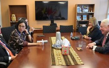 Sri Mulyani & Freeport Bahas Harga Tembaga dan Malaria Papua di IMF Spring Meetings