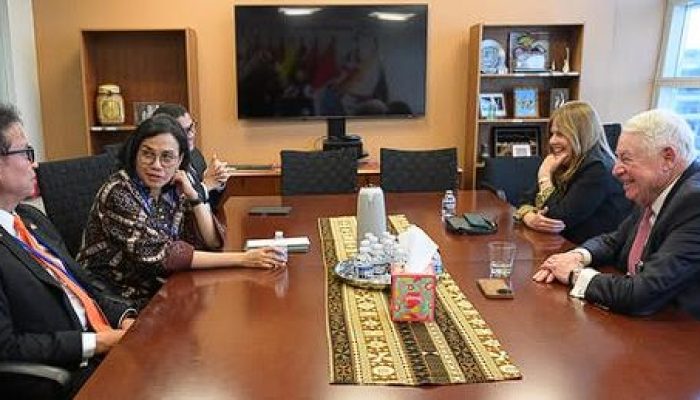 Sri Mulyani & Freeport Bahas Harga Tembaga dan Malaria Papua di IMF Spring Meetings