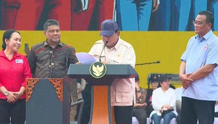 Prabowo Orasi di Monas: Komitmen Nyata di Hari Buruh 2025