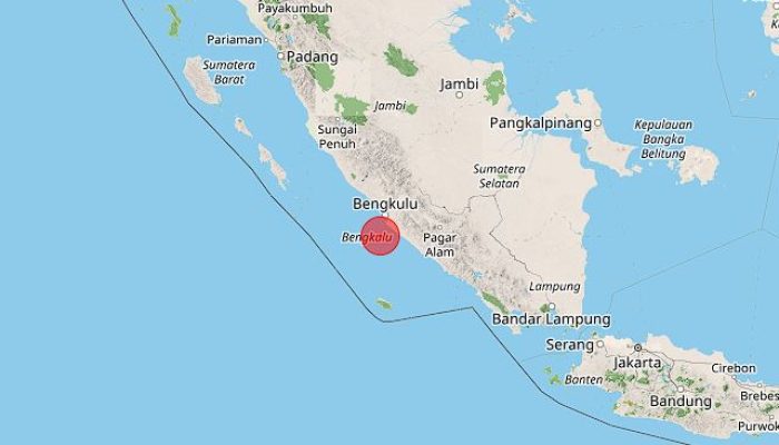 Tengah Malam Warga Panik, Gempa Magnitudo 6,3 Guncang Bengkulu