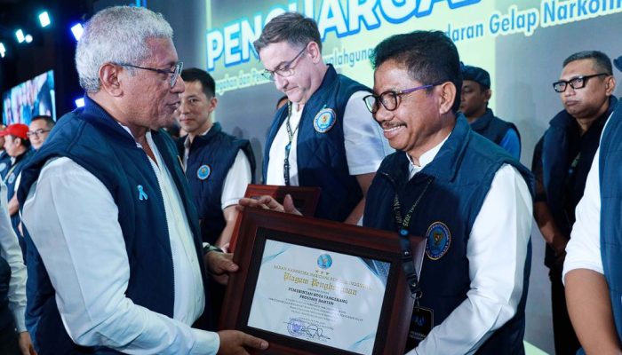 Tangerang Cetak Sejarah! Raih Penghargaan Nasional Perang Lawan Narkoba dari BNN