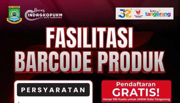 UMK Wajib Tahu! Pendaftaran Barcode Produk Gratis Dibuka Pemkot Tangerang – Kuota Terbatas!