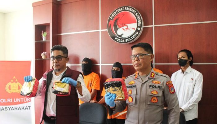 30 Kg Sabu Diselundupkan Lewat Laut! Polda Sulteng Bongkar Jaringan Internasional dari Malaysia