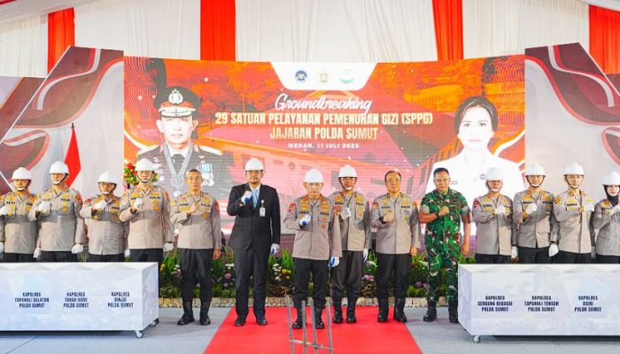 Kapolri Groundbreaking 29 Dapur Gratis di Sumut! Dukung Program Makan Bergizi Gratis