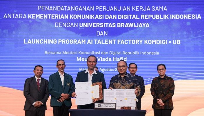 Kemkomdigi dan Universitas Brawijaya: Talenta Lokal Dipacu Lewat AI Talent Factory