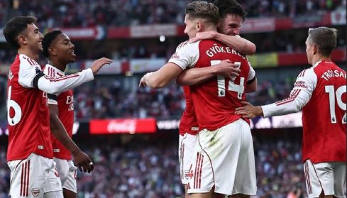 Mikel Arteta Bahagia, Timber & Gyokeres Menggila! Arsenal Bantai Leeds 5-0 di Emirates