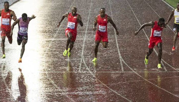 Oblique Seville Bikin Malu Noah Lyles Lagi di Diamond League Hujan Deras Lausanne!