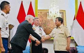 Prabowo Terima Medali Kehormatan dari Komando Operasi Khusus AS 7