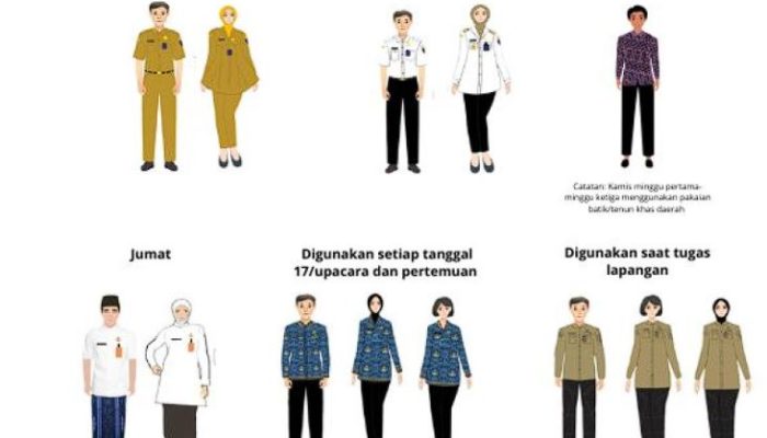 Wajib Tahu! Inilah Aturan Baru Pakaian Dinas ASN Banten 2025 Sesuai Pergub Nomor 25