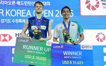 Comeback Gemilang! Jonatan Christie Taklukkan Antonsen & Juara Korea Open 2025