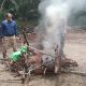 Lokasi Judi Sabung Ayam di Sekadau Digerebek Polisi, Arena Dibakar