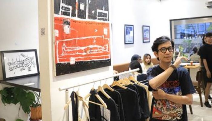 “Momentum” Mengguncang Tangerang, Pameran Tunggal Muhammad Ismi Aziz Hadirkan 27 Lukisan yang Bikin Merenung