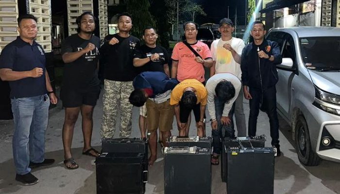 Pencuri Baterai Tower Telkomsel & XL Dibekuk Kilat, Kurang dari 24 Jam