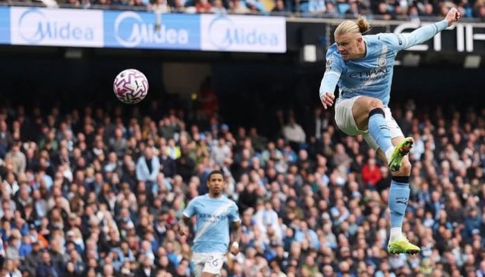5 Menit Neraka dari Haaland, Manchester City Bungkam Everton 2-0 di Etihad